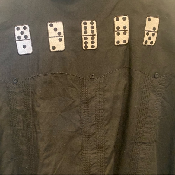 Hornitos Tequila Tropical Breeze Men's Cargo shirt with dominoes patches - Picture 2 of 8